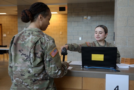 Army Reserve Soldiers strengthen accountability through Tactical Personnel System during Operation Sentinel Justice
