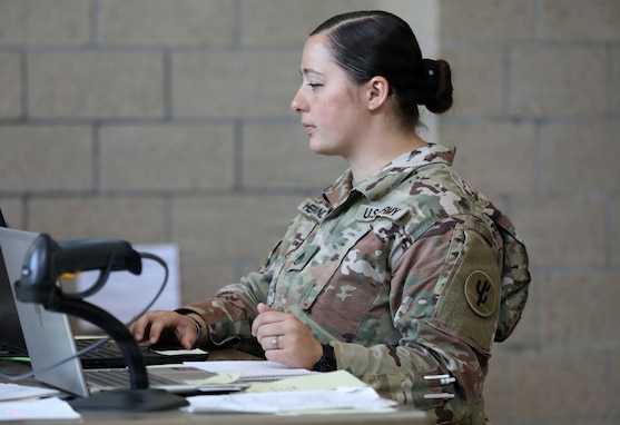Army Reserve Soldiers strengthen accountability through Tactical Personnel System during Operation Sentinel Justice