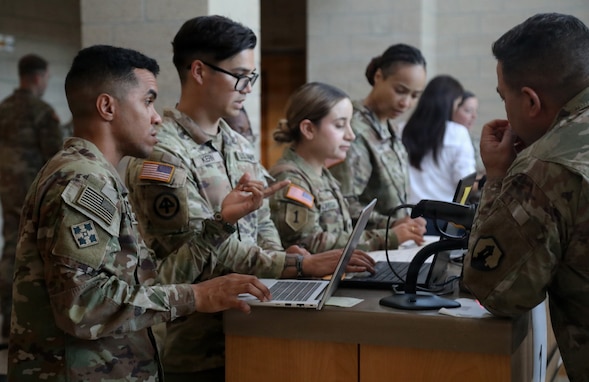 Army Reserve Soldiers strengthen accountability through Tactical Personnel System during Operation Sentinel Justice