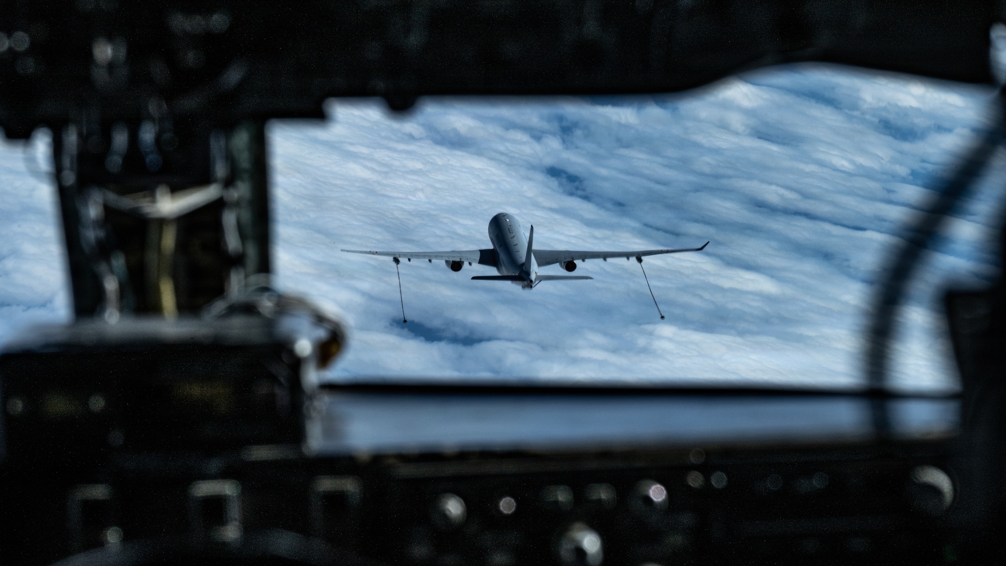 A French Air Force A330 Multi Role Tanker Transport aircraft prepares to refuel receiver aircraft ahead of a U.S. Air Force KC-135 Stratotanker assigned to the 100th Air Refueling Wing as part of Ramstein Flag 26 over Finland, June 16, 2026.