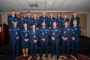 Air Force members in group photo