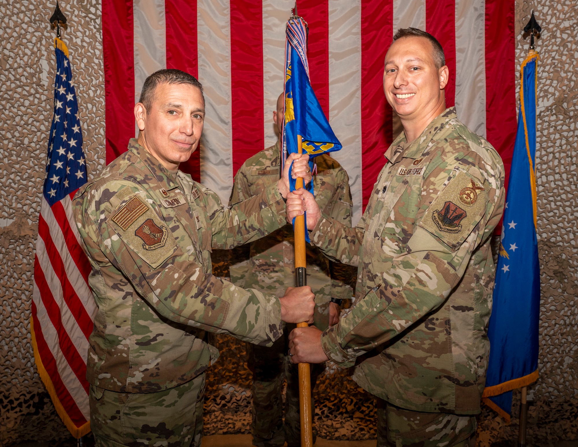 319th CES Change of Command