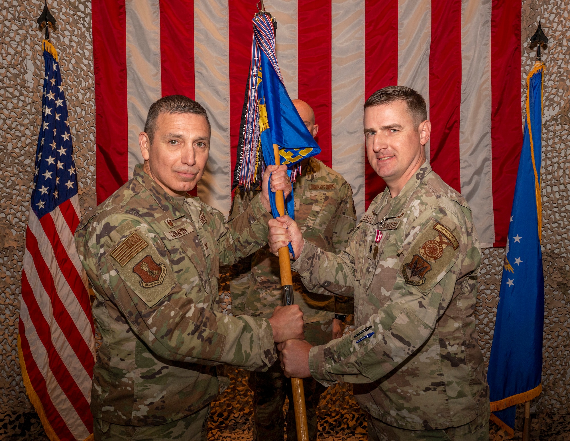 319th CES Change of Command