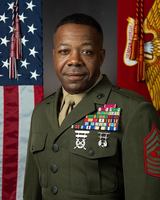 Portrait of Sergeant Major Russell D. Boley