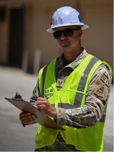 U.S. Air Force Tech. Sgt. Anthony Necker, Space Launch Delta 45 noncommissioned officer in charge of occupational safety, poses for a portrait at Patrick Space Force Base, Florida, June 5, 2026. Through leadership, dedication and a steadfast focus on workplace well-being, Necker has earned the title of Air Force Occupational Safety Career Professional of the Year. (U.S. Space Force photo by Senior Airman Spencer Contreras)
