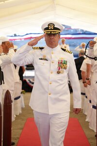 Captain Andrew Klug relieved Captain Alexander Mamikonian as the Commander of Naval Surface Group Europe during a change of command ceremony aboard Naval Station (NAVSTA) Rota, Spain on June 3, 2026.