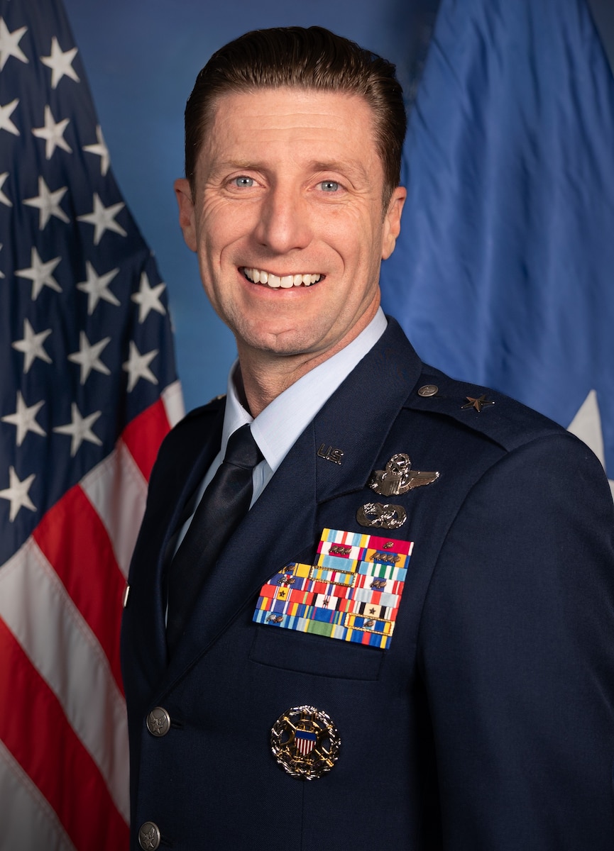 This is the official portrait of Brig. Gen. Ryan J. Garlow.