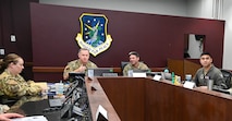 U.S. Air Force Col. Jimmy Schlabach, 91st Missile Wing (91 MW) commander, commands Simulated Electronic Launch Minuteman (SELM) execution team members during ongoing SELM testing at Minot Air Force Base, North Dakota, June 3, 2026.