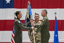 Man holding Guidon