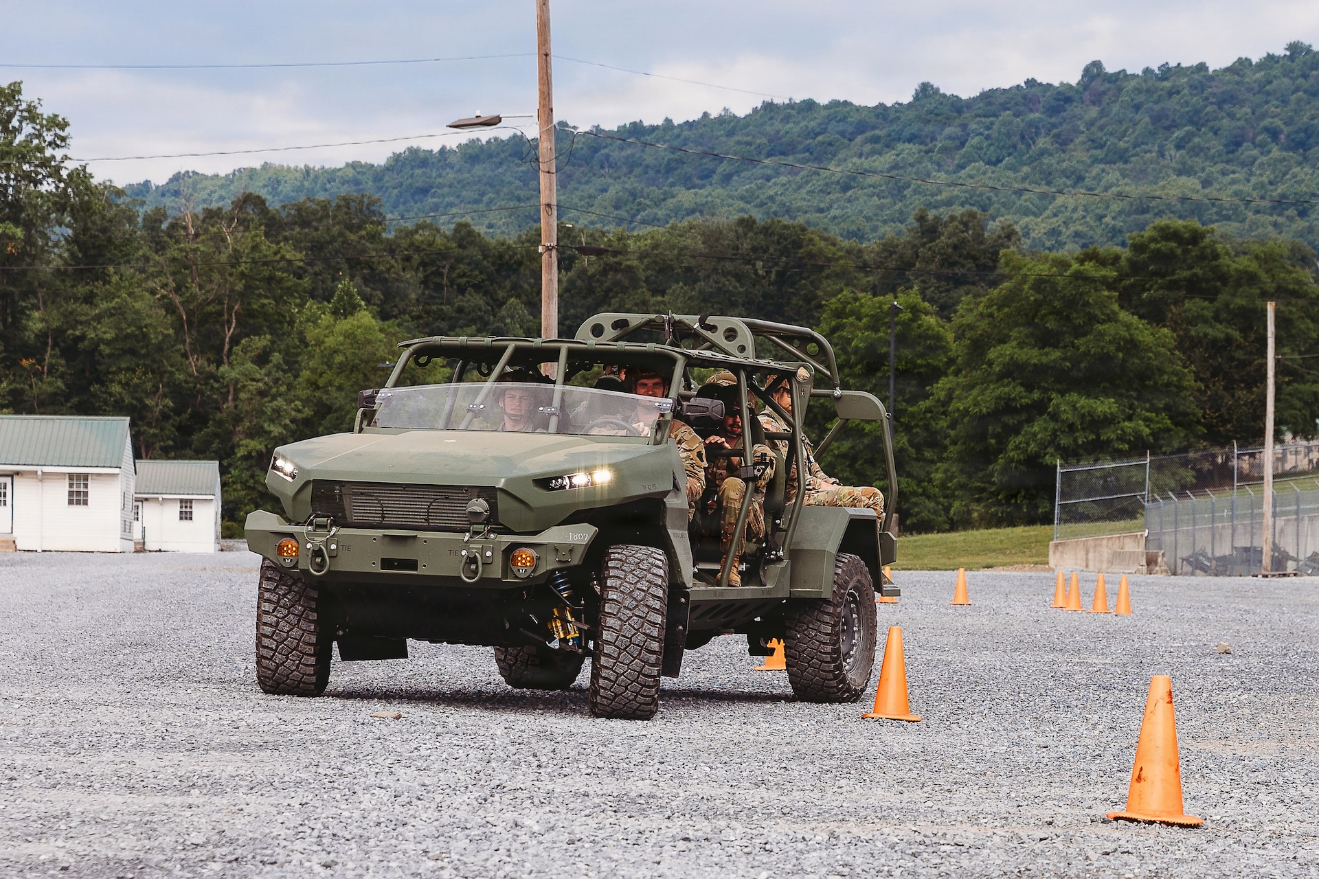 U.S Soldiers with Alpha Company, 1st Battalion, 112th Infantry Regiment, 56th Mobile Brigade Combat Team were introduced to the Infantry Squad Vehicle June 17, 2026, at Fort Indiantown Gap, Pennsylvania. The Soldiers learned how to properly PMCS and drive the new vehicle and completed a short driver's course designed to introduce them to the vehicle's mobile capabilities. (U.S. Army National Guard photo by Staff Sgt. Jonathan Campbell)