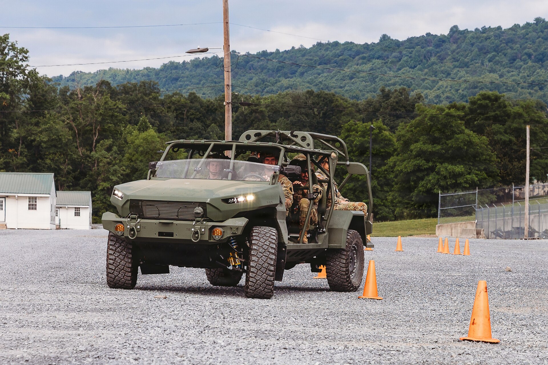 U.S Soldiers with Alpha Company, 1st Battalion, 112th Infantry Regiment, 56th Mobile Brigade Combat Team were introduced to the Infantry Squad Vehicle June 17, 2026, at Fort Indiantown Gap, Pennsylvania. The Soldiers learned how to properly PMCS and drive the new vehicle and completed a short driver's course designed to introduce them to the vehicle's mobile capabilities. (U.S. Army National Guard photo by Staff Sgt. Jonathan Campbell)