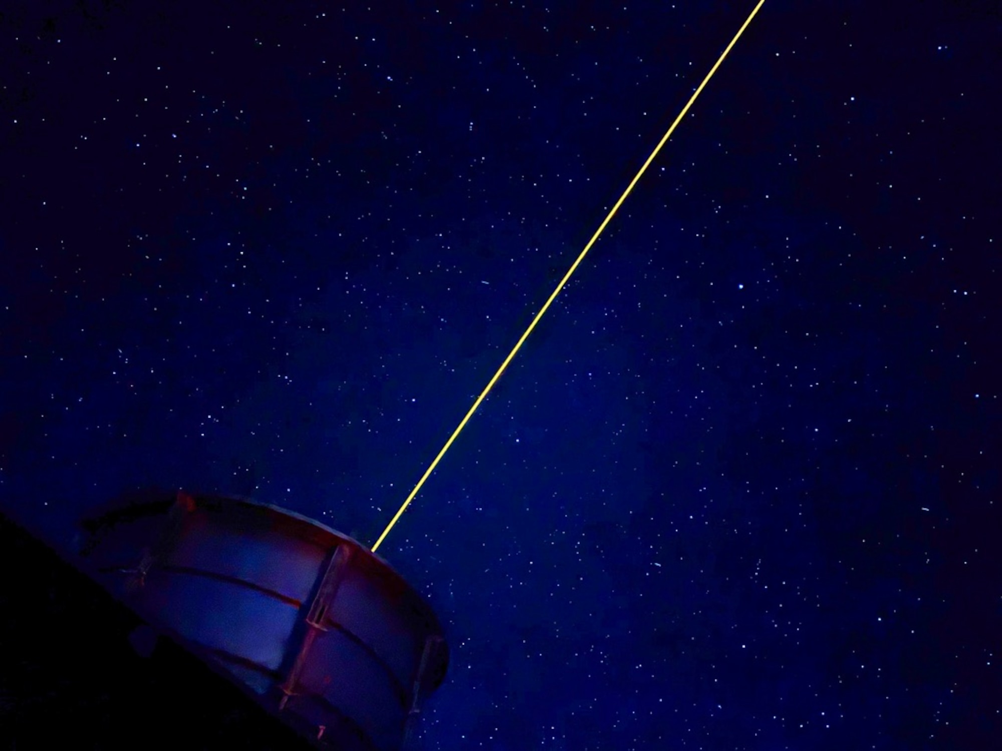 Photo of a laser on Maui.