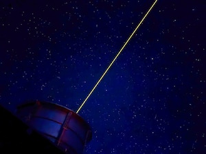 Photo of a laser on Maui.