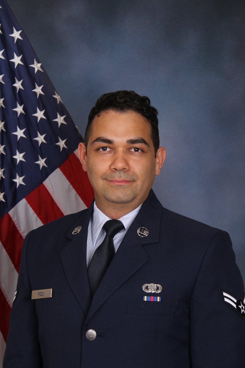 Official Photo of A1C Ben Pozo