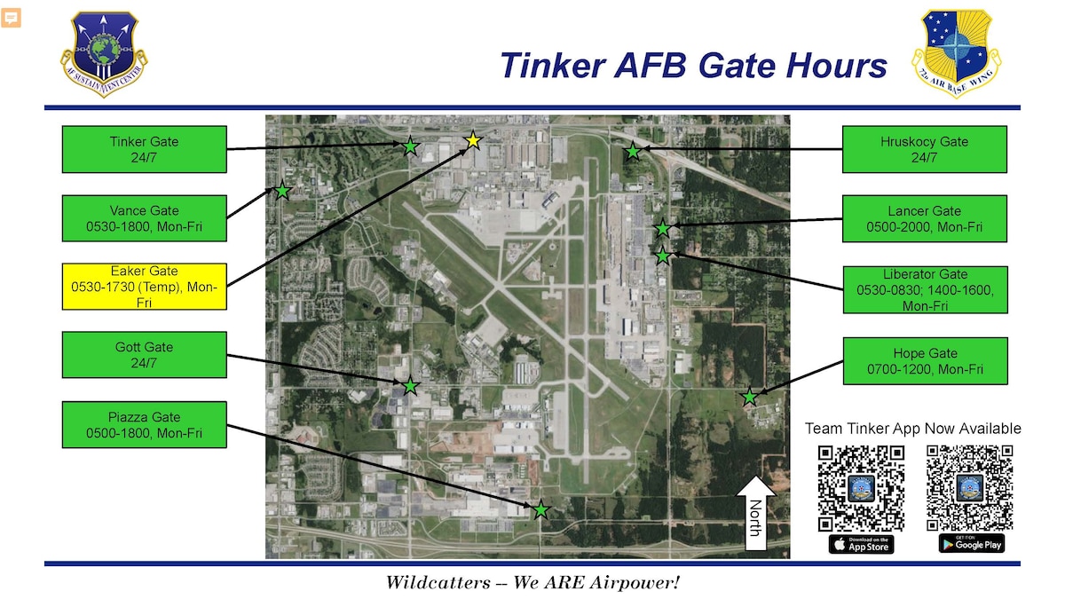 Slide depicting construction changes