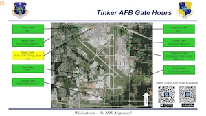 Slide depicting construction changes
