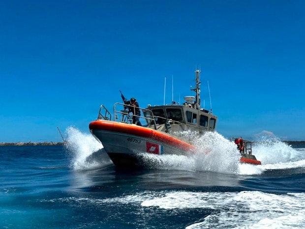 Members of the BRP Gabriela Silang prepare to get underway with Station Apra Harbor, in Guam, on June 10, 2026.