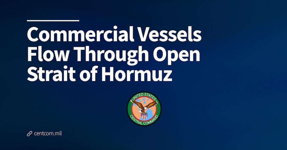 Commercial Vessels Flow Through Open Strait of Hormuz