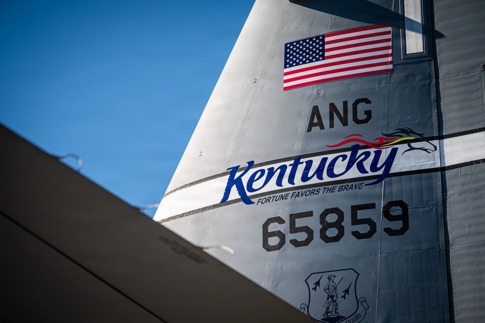 A U.S. Air Force C-130J Super Hercules aircraft assigned to the 123 Airlift Wing, Kentucky Air National Guard, is parked on the flight line in Bodø, Norway, to support an airlift mission for exercise Ramstein Flag, June 15, 2026. The 123rd AW is providing tactical airlift support to NATO Allies throughout the month of June in support of Ramstein Flag 2026, an Allied Air Command large-scale, multi-location and joint operating area exercise with 18 participating nations and more than 200 aircraft. (U.S. Air National Guard photo by Senior Airman Annaliese Billings)