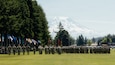 Soldiers assigned to 7th Infantry Division (Multi-Domain Command - Pacific) conduct pass in review during the 7th ID (MDC-PAC) redesignation ceremony at Joint Base Lewis-McChord, Wash., June 18, 2026.