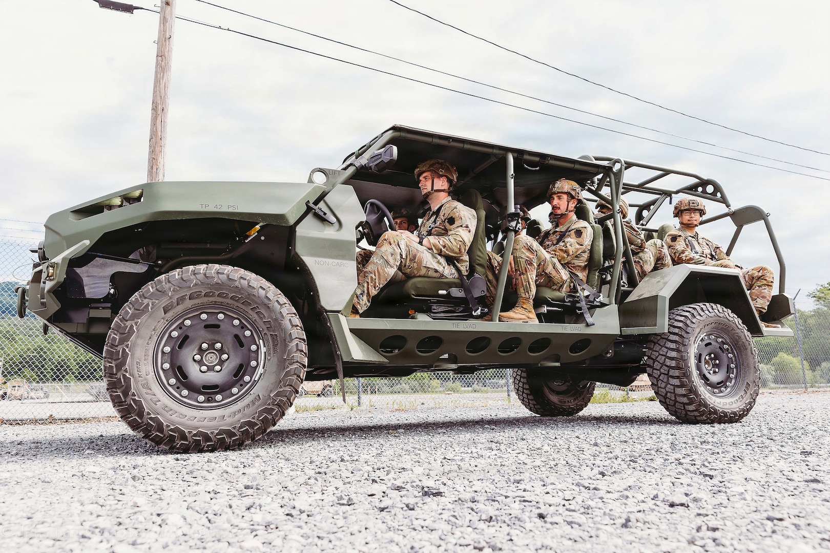 U.S Soldiers with A Company, 1st Battalion, 112th Infantry Regiment, 56th Mobile Brigade Combat Team were introduced to the Infantry Squad Vehicle June 17, 2026, at Fort Indiantown Gap, Pennsylvania.