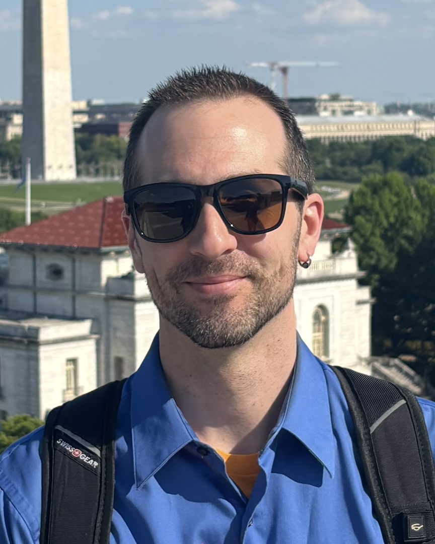 Team lead for the Expeditionary and Developmental Power and Energy Branch at Naval Surface Warfare Center, Carderock Division, Matt Huffman.