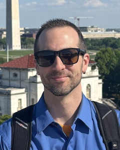 Team lead for the Expeditionary and Developmental Power and Energy Branch at Naval Surface Warfare Center, Carderock Division, Matt Huffman.