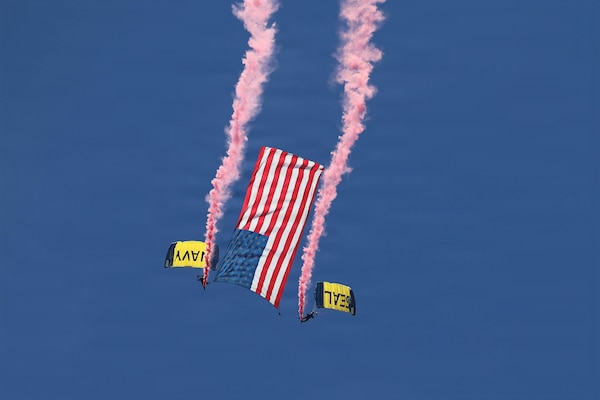 Leapfrogs perform during NASCAR San Diego Weekend