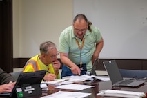 Photo of TYAD employee with auditor