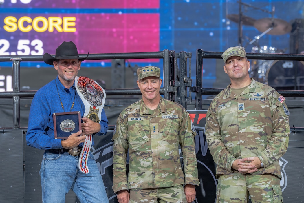 The U.S. Space Force and Professional Bull Riders Space Cowboys America 250 event at Falcon Stadium