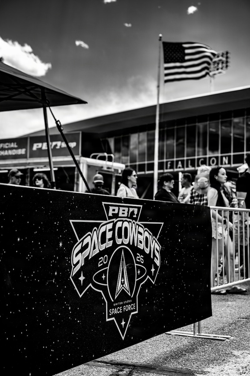 The U.S. Space Force and Professional Bull Riders Space Cowboys America 250 event at Falcon Stadium