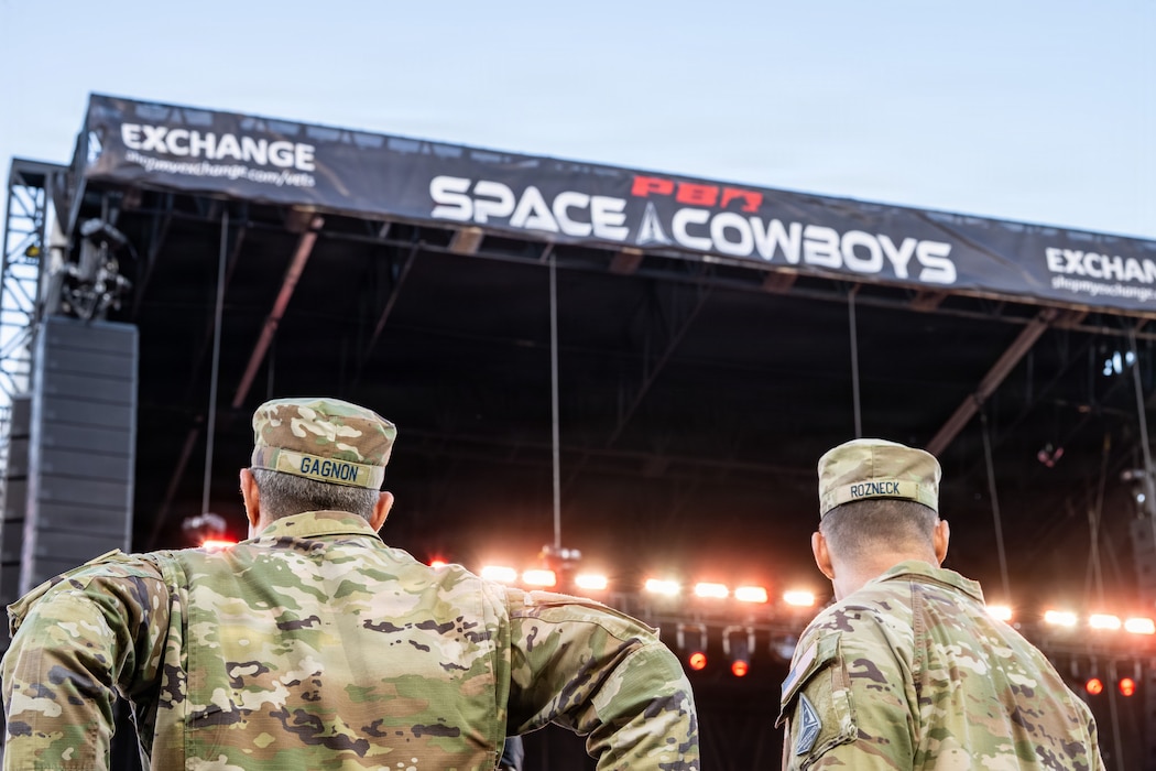 The U.S. Space Force and Professional Bull Riders Space Cowboys America 250 event at Falcon Stadium