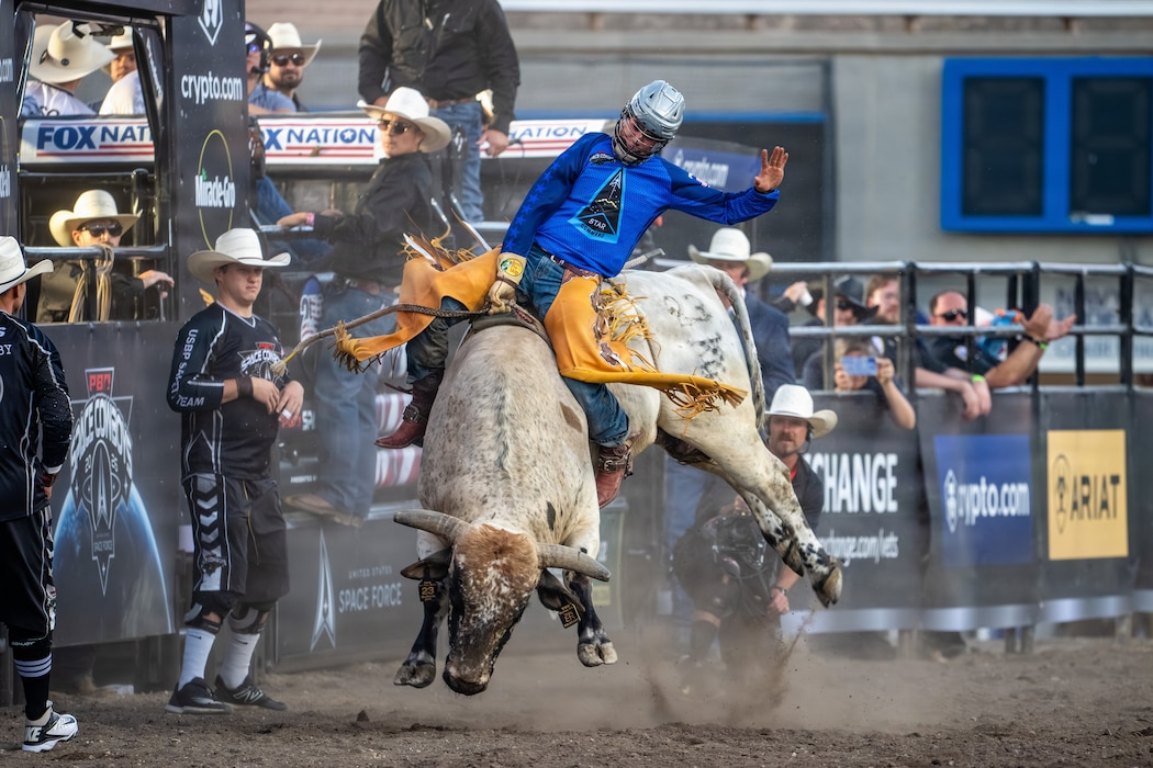 The U.S. Space Force and Professional Bull Riders Space Cowboys America 250 event at Falcon Stadium