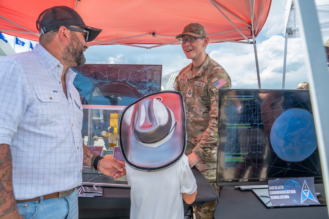 The U.S. Space Force and Professional Bull Riders Space Cowboys America 250 event at Falcon Stadium