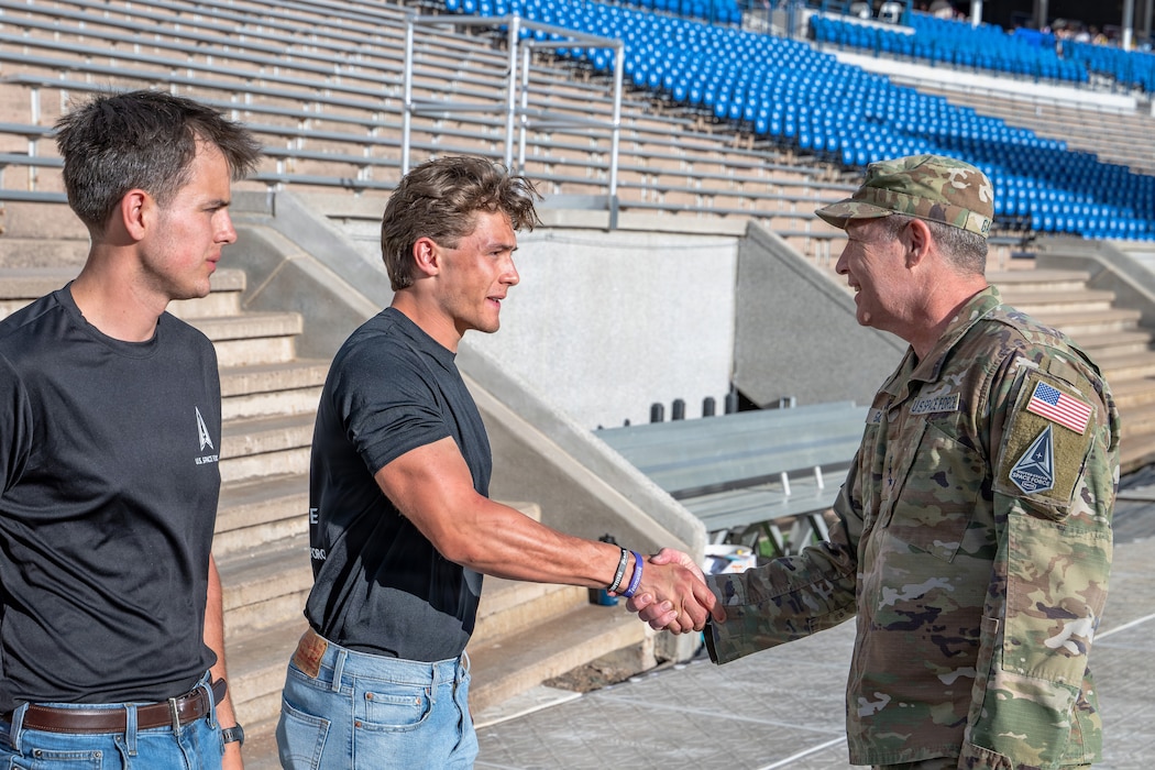 The U.S. Space Force and Professional Bull Riders Space Cowboys America 250 event at Falcon Stadium