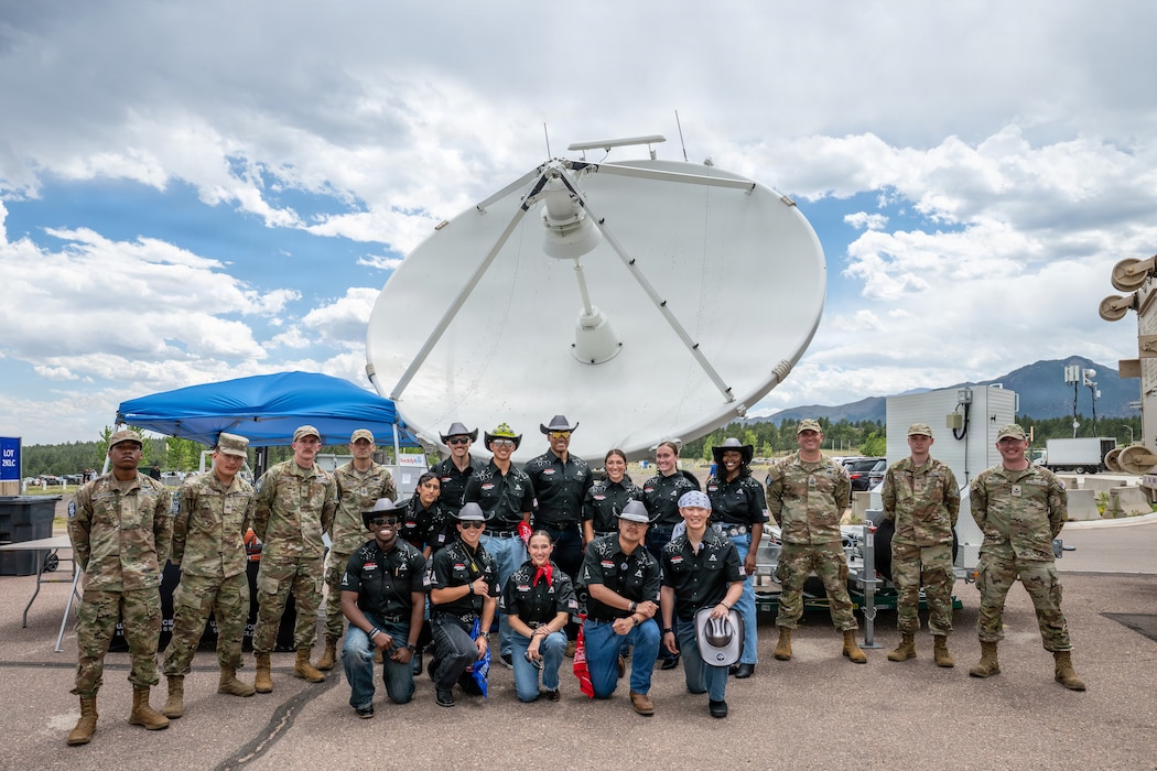 The U.S. Space Force and Professional Bull Riders Space Cowboys America 250 event at Falcon Stadium