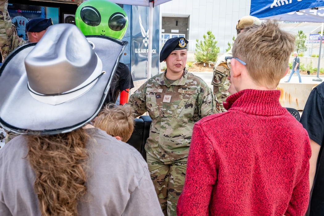 The U.S. Space Force and Professional Bull Riders Space Cowboys America 250 event at Falcon Stadium