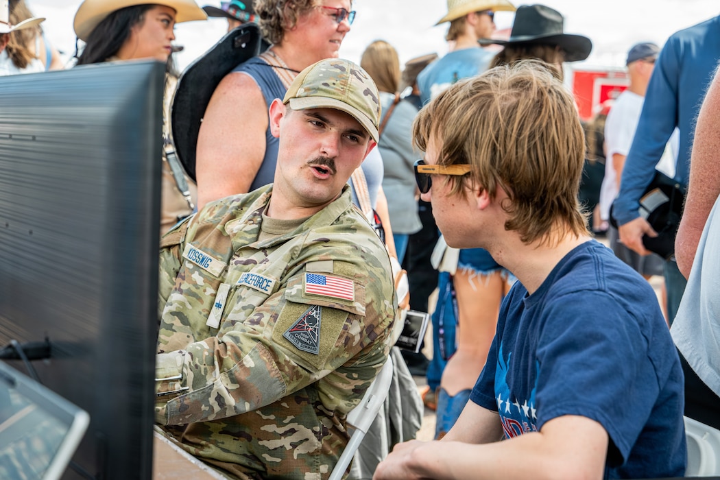 The U.S. Space Force and Professional Bull Riders Space Cowboys America 250 event at Falcon Stadium