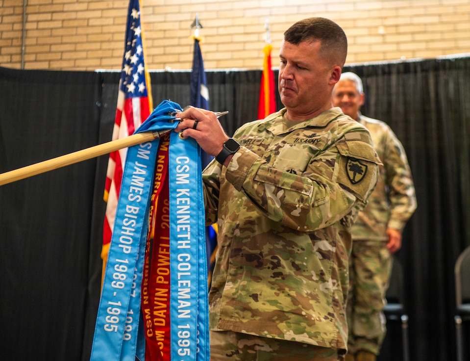 State Command Sgt Maj change of responsibility