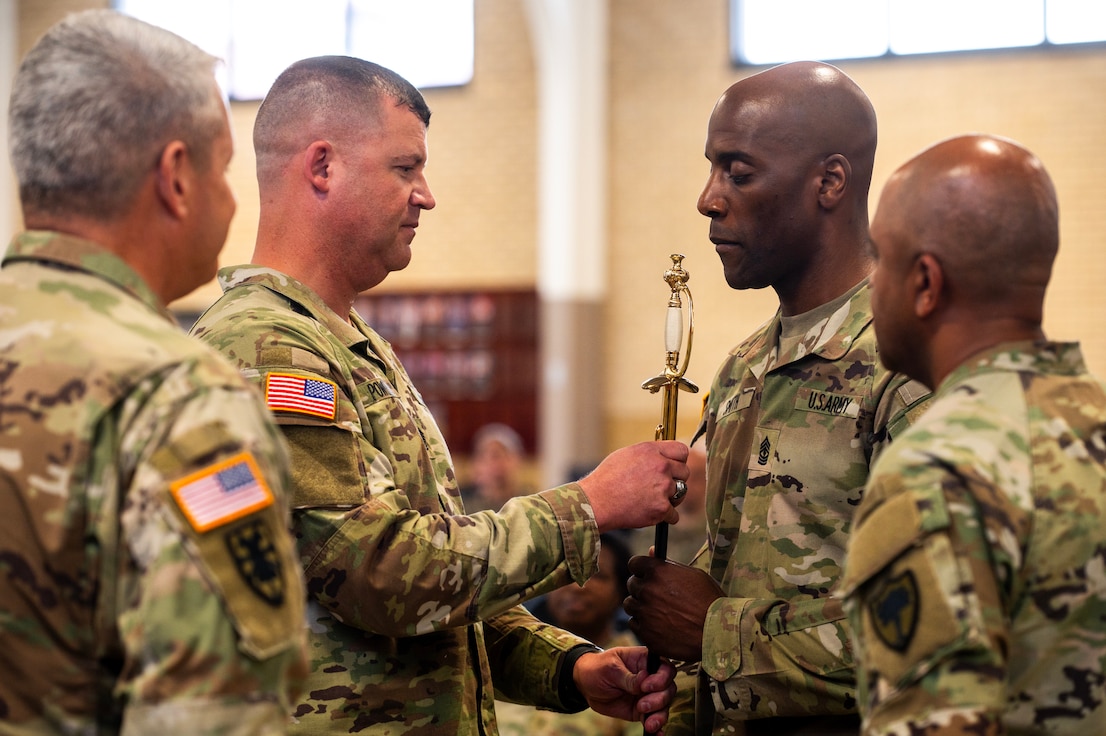 State Command Sgt Maj change of responsibility