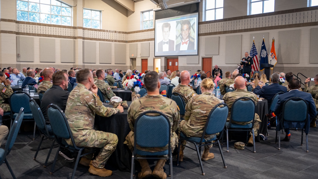 Col Heaton retirement ceremony