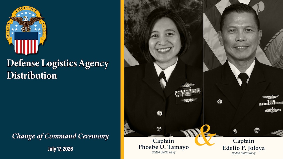The official program for the Defense Logistics Agency Distribution San Diego, California, change of command ceremony.