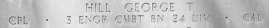 U.S. Army Cpl. George T. Hill