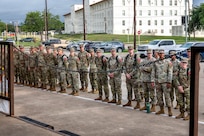 Basic Officer Leadership Course students