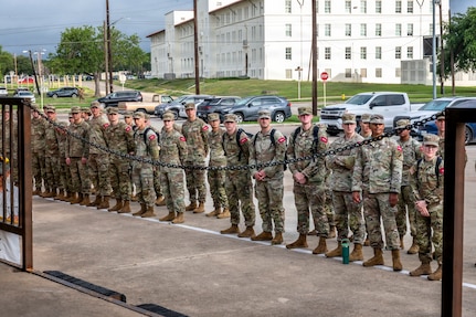 Basic Officer Leadership Course students