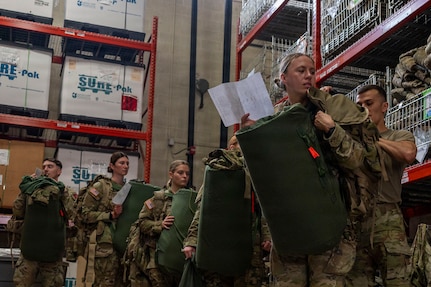 Basic Officer Leadership Course students