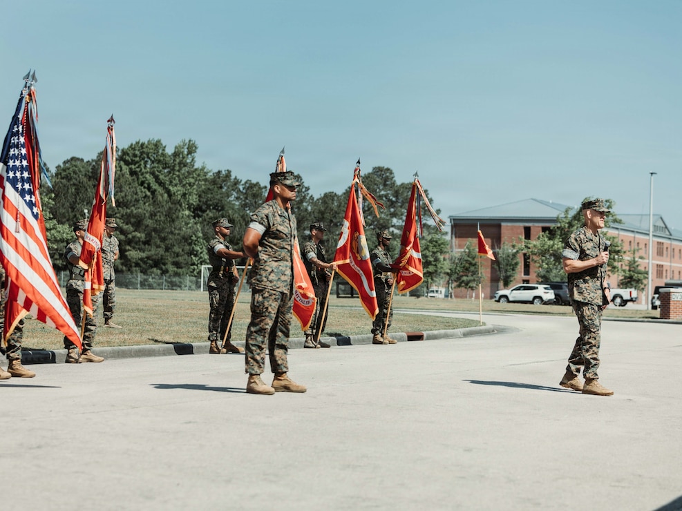 U.S. Marines, Sailors and civilians with Marine Forces Special Operations observe the capabilities exercise held in honor of MARSOC’s heritage week celebration, at Marine Corps Base Camp Lejeune, North Carolina, April 24, 2026. MARSOC celebrates 20 years since its activation, which began after Secretary of Defense Donald Rumsfeld directed the establishment of a Marine Corps component within U.S. Special Operations Command on February 24, 2006. (U.S. Marine Corps photo by Staff Sgt. Andrew Skiver )