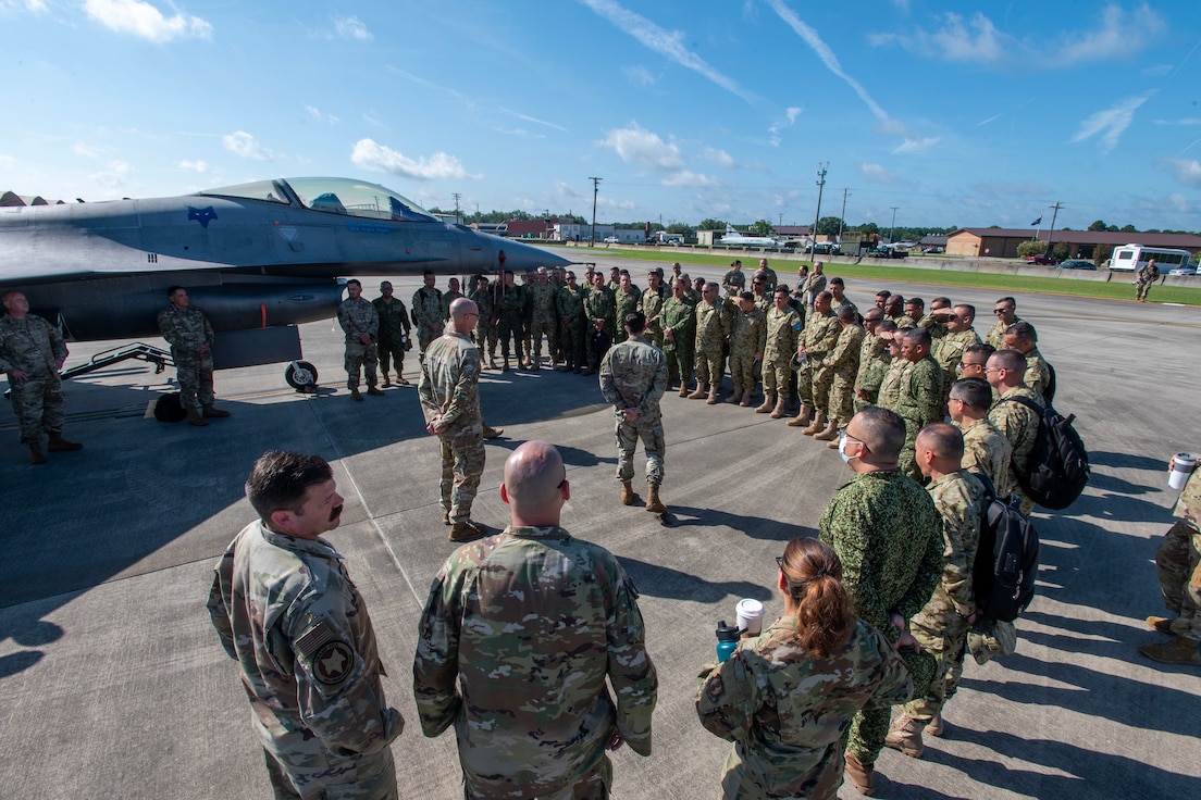 Colombia visits McEntire