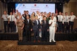 QUANG TRI, Vietnam (June 22, 2026) – Acting Secretary of the Navy Hung Cao, center, Mr. Le Hong Vinh, chairman of Quang Tri People’s Committee, center right, Mr. Hoang Nam, vice chairman of Quang Tri Province People’s Committee, center left, U.S. Army Maj. Gen. E. Darrin Cox, commander of the 18th Theater Medical Command and Army Forces assigned to Pacific Friendship 2026, front left, and U.S. Navy Capt. Robert Reyes, mission commander of Pacific Partnership 2026 (PP26), front right, and distinguished visitors pose for a photo during the PP26 Vietnam mission stop opening ceremony in Quang Tri, Vietnam, June 22, 2026.