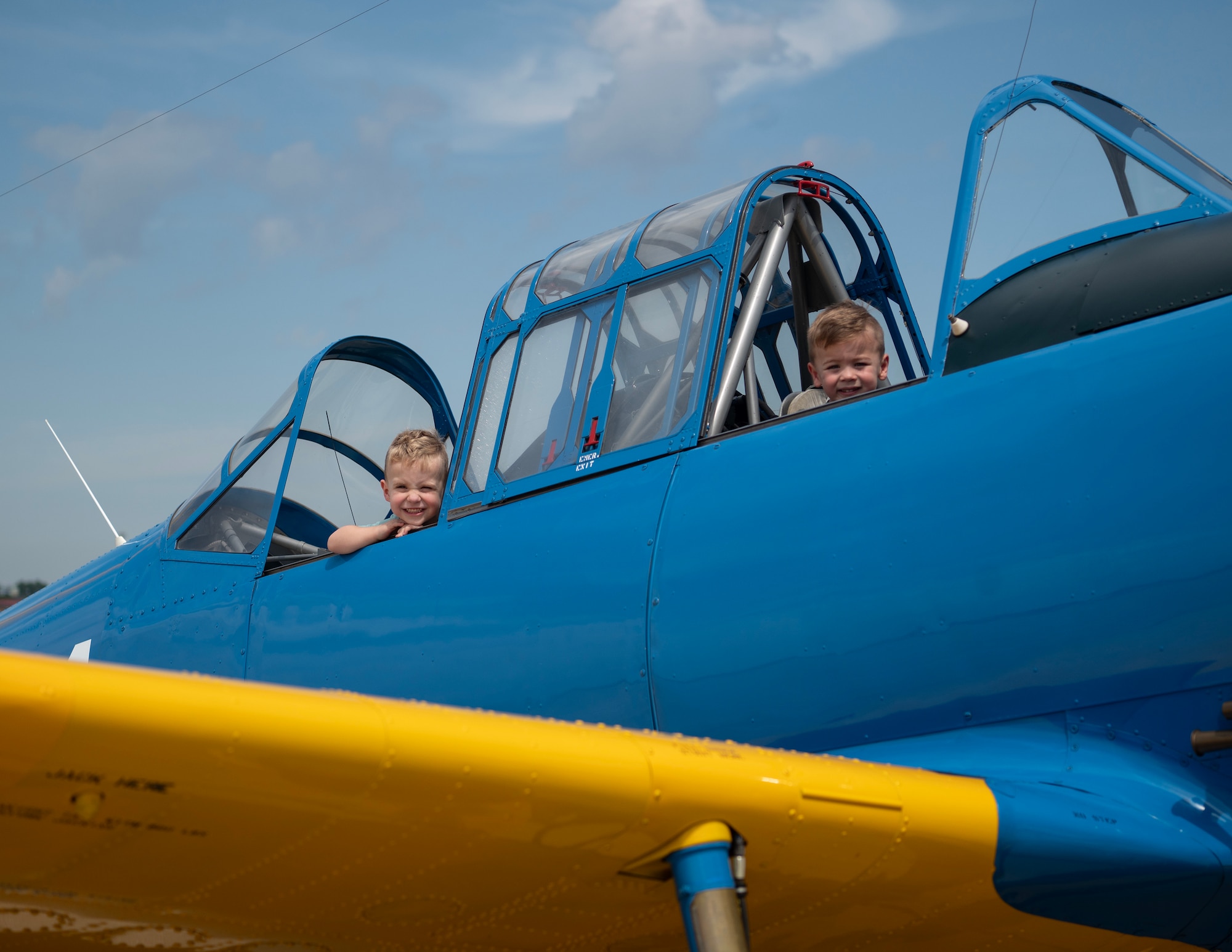 U.S. Air Force Airmen from the 133rd Airlift Wing, along with their families and friends, take part in Family Day activities in St. Paul, Minn., June 7, 2026.